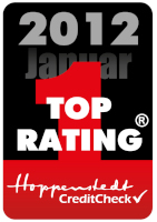 Logo Top Rating Creditcheck Hoppenstedt 2012