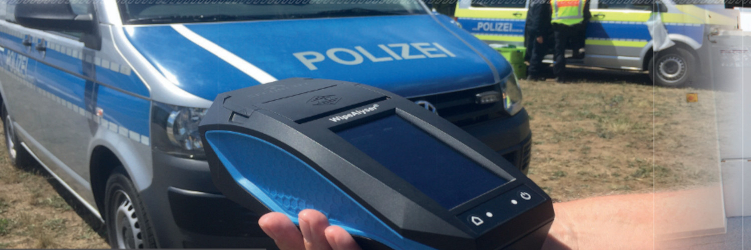 Screenshot des Artikels: Ein startes Team DrugWipe und WipeAlyser