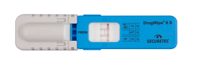 Drogenschnelltest DrugWipe S 602 G mit positiver Anzeige bei Ketamin