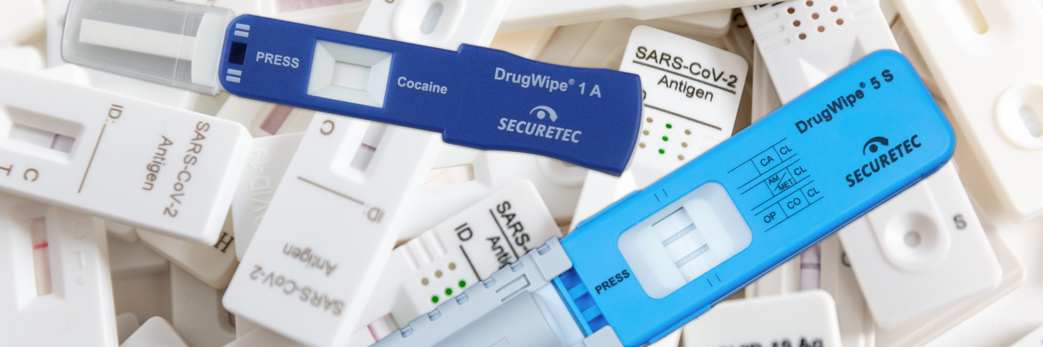 Antigentests DrugWipe A und DrugWipe S