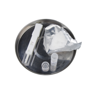 Tablett mit Drogentest