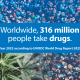 Banner - Worldwide, 316 million people take drugs