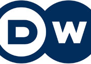 Blau-weisses Logo der Deutschen Welle (DW)